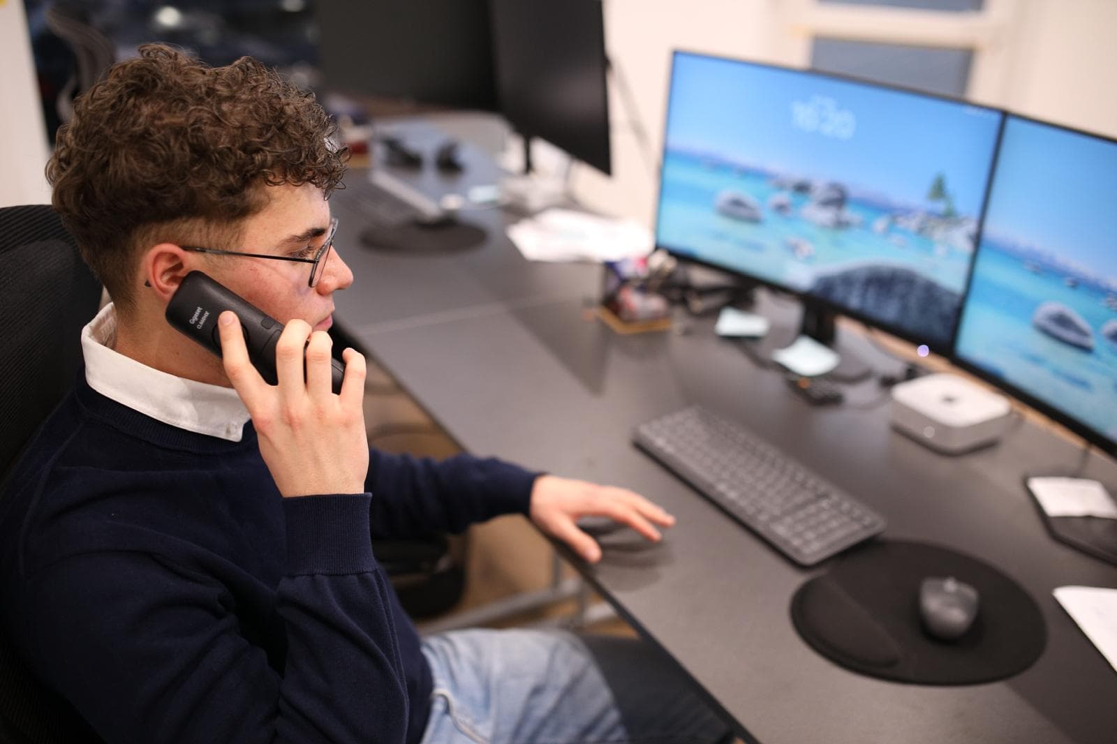 Trocknungstechniker bei der Arbeit